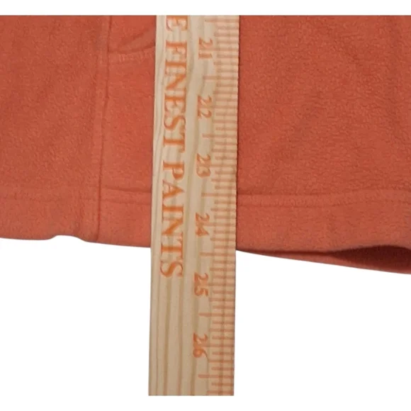 EUC NORTH FACE POLARTEC CLASSIC Sz. S/P Orange Zippered Hoodie - Picture 8 of 14